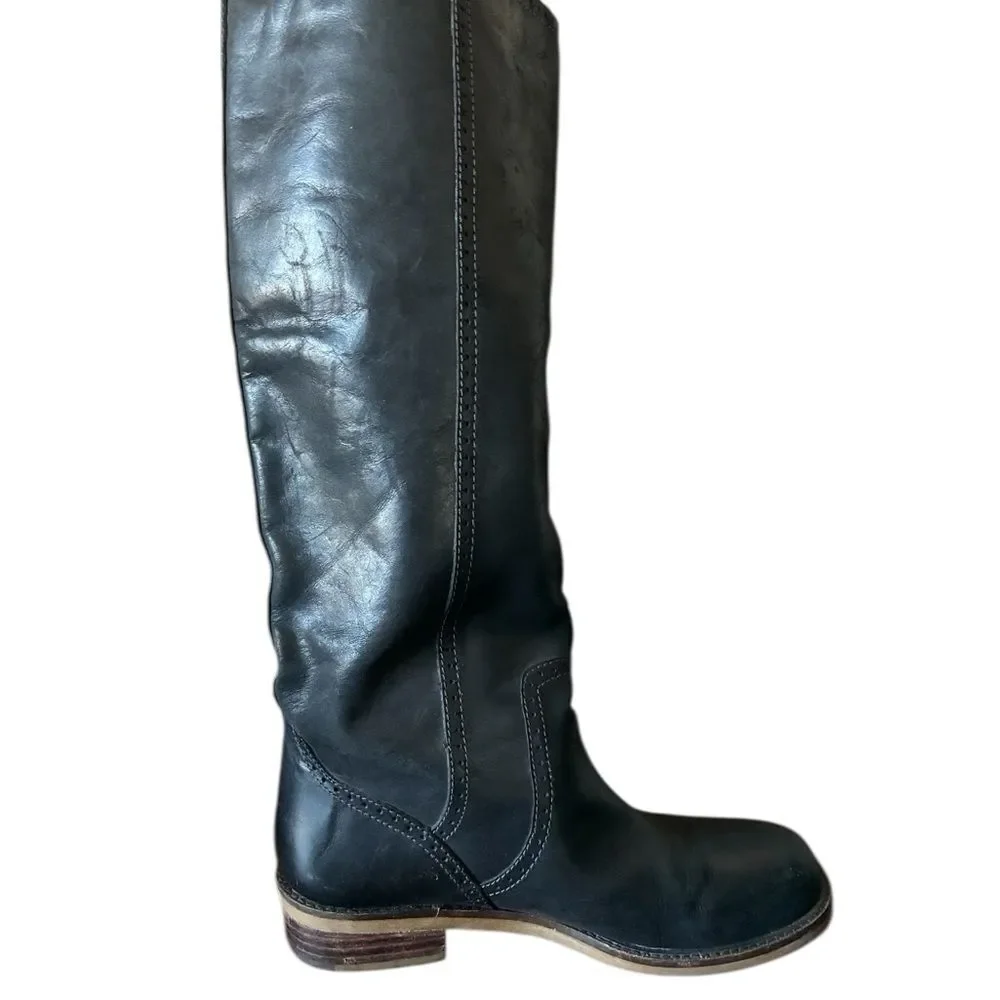 Lucky Brand Black Over the Knee Boots